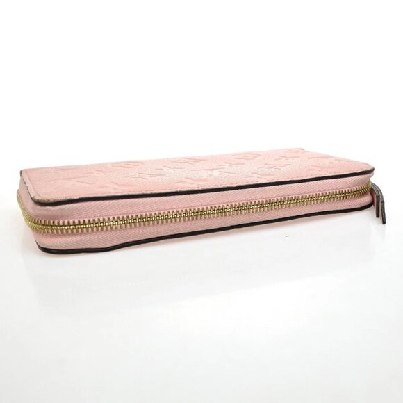 LOUIS VUITTON Zippy Wallet Long Monogram Empreinte Leather Rose M64090 89KA655 - Picture 5 of 16